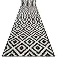 Rugsx Läufer BCF MORAD Ruta Diamanten schwarz / creme 100 cm 100x290 cm