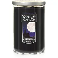 Yankee candle MidSummer's Night Duftkerze, klassisch, 650 ml, gro er Becher, 2-Docht-Kerze, ber 75 Stunden Brenndauer, hochwertiges Paraffin, ge