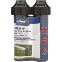 Orbit 55469 Sprinkler Saturn III Medium Scope preInstalled with Nozzle 550 x 11 x 17 cm BlackGreen