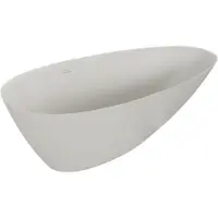 Mexen Milano freistehende Badewanne aus Konglomerat 170 x 86 cm, Beton matt - 57301708561