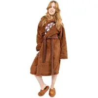 UKONIC Star Wars Chewbacca Robe und Slipper Set fr Erwachsene | Klein/mittel