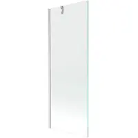 Mexen Next Badewannenfaltwand 1-flügelig 70 x 150 cm, transparent, gebürsteter Nickel - 895-070-000-00-00-97