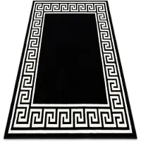 Rugsx Teppich BCF Morad GREK griechisch - schwarz 80x150 cm