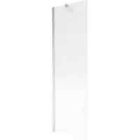 Mexen Next Badewannenfaltwand 1-flügelig 60 x 150 cm, Streifen, Chrom - 895-060-000-00-09-01
