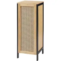 Helloshop26 Wäschekorb - - 80x30x30 cm - Schwarz - Rattan-Optik - Mit Deckel