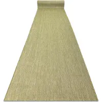 Rugsx Läufer SISAL SION Melange flach gewebt grün 120cm 120x140 cm