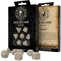 Q-workshop Macabre Dice Set Würfel Kraft Der Unterwelt Brettspiel 7 Einheiten