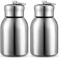 Torribaly Pcs 10oz Mini Edelstahl Wasser Flasche Schlank Isolierte Thermische Kleine Vakuum Heiß Kalt Groß