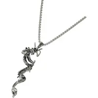 ABOOFAN 5Stk Männerschmuck Dragon Kette Silber Anhänger Geschenk