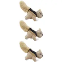 Outward Hound Squeakin' Squirrels Plsch-Ersatz-Hundespielzeug 3er-Pack