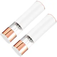 Jojomino 2 StüCke Automatische Salz PfeffermüHle Elektrische GewüRzmüHle Batteriebetriebene Einstellbare Grobheit PfeffermüHle KüChe - Weiß