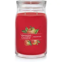 Yankee candle Macintosh Scented Signature Kerze im gro en Glas, 590 ml, 2-Docht-Kerze, ber 60 Stunden Brenndauer