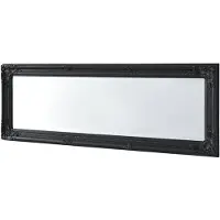 Helloshop26 Wandspiegel 132 x 42 x 3,5 cm schwarz 03_0007910