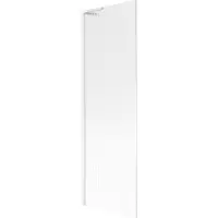 Mexen Next L Badewannenfaltwand 1-flügelig 60 x 150 cm, Streifen, weiß - 895-060-000-03-09-20