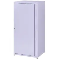 Helloshop26 Schrank - - Metallisch - 2 verstellbare Regale - Industriestil - 88 x 40 x 35 cm