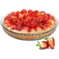 Kadax Hitzebeständige Pizza-Kuchen-Tarte-Form 27 cm