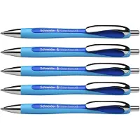 Schneider Schreibgeräte Kugelschreiber Slider Rave, blau, 5 Stück