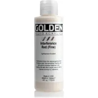 Golden Artist Colors Fluid Acrylics von GOLDEN Interference Red (Fein) 4 fl. oz. Flasche Professionelle Acrylfarbe Transparent