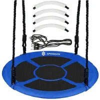 Springos Schaukel Nest - - 110 cm - Tragfähigkeit 150 kg - Außenbereich - Unisex