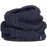 Heat Holder - Herren Fleece gefüttert Chunky Knit Thermal Neck Warmer