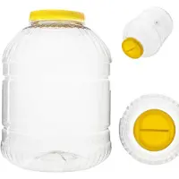 Kadax Jar Plastikbehälter für Haustiere, 15 l, Futterbehälter, unzerbrechlich, Zertifikat