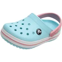 Crocs Uni Kinder Crocband Clog K Clog, Ice Blue/White, 33/34 EU