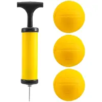 Typecat Roundnet Spielball Austauschbare Wettkampfbälle Mini-Volleyball 3er-Pack mit Pumpe