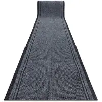 Rugsx Läufer Antirutsch MALAGA grau 2107 100 cm 100x420 cm