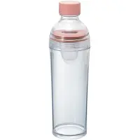 Hario - butelka do matchy plastikowa 400ml - jasny róż
