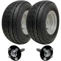 Parnells 20.5x8.00-10 Trailer Kit Hochgeschwindigkeitsfelgen mit Straßenzulassung + Nabe & Achsstummel 750kgs