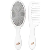 T3 Entwirrung Duo Brush Set | Entspannungsbrste und Duschkammset | Kamm, um Flssigkeit und Brste zu zerstreuen, um nasse Haare zu entwirren |