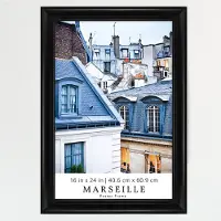 MCS Posterrahmen Marseille , Schwarz, 40,6 x 61 cm, 16 x 24
