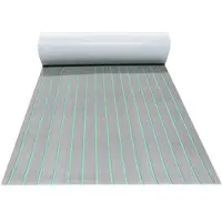 TAUOH 2400X450X6mm EVA Schaum Boot Marine Bodenbelag Nicht-Skid Selbst Klebe Deck Matte Decking Blatt Gestreiften Yacht