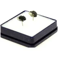 Bijoux Ohrringe - Meetiyagoda - Rohes Mondstein - 4,12 ct - 7x5 mm - Unisex