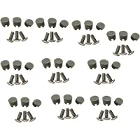 Tlily 10er-Set Scooter-Kotflügelschraube, Gummikappe, Steckerabdeckung für M365-Elektroteile (grau)