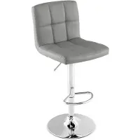 Helloshop26 Barhocker - - Set von 2 - Höhenverstellbar 65-85 cm - 360 drehbarer Sitz - Optimaler Komfort