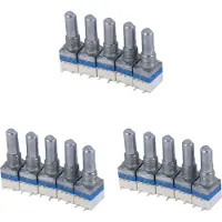 Jojomino 15Pcs Power Knopf Volumen Schalter Ersatz f?r-888S UV-5R UV-82 Walkie Talkie