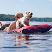 MaxPower Aufblasbares Surfbrett, tragbares aufblasbares Floß, einfarbiges Schwimmbrett, Surfbrett