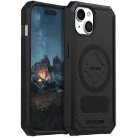 Rokform Schutzhülle für iPhone 15, Rugged Case, Schwarz