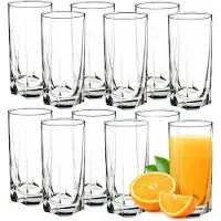 Kadax Gläser 380ml für Saftgetränke 12er Set