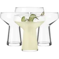 Libbey Margarita-Glaser ohne Stiel, 4er-Set, klassisches, leichtes Set mit gemischten Cocktailglasern, grosses Margarita-Glaser-Set fur Cinco de M
