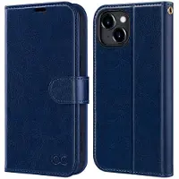 Ocase Compatible with iPhone 15 Wallet Case PU Leather Flip Folio Case with Card Holders RFID Blocking Kickstand [Shockproof TPU Inner Shell] Phone C