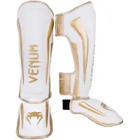 Venum Elite Standup Schienbeinschoner - Wei /Gold - L