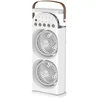 Typecat Fünf-Loch-Doppellüfter-Befeuchtungs-Plug-in-Multipositions-Farblicht-Schlafsaalmodell mit großer Kapazität