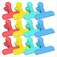 Typecat Breite Edelstahlclips, Beutelclips für Lebensmittel, Kartoffelchips, robuste Ausführung
