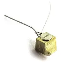 Bijoux Collier Pyrit roh 34,5 Karat