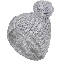 Heat Holder Ladies Ribbed Cuffed Thermal isoliert Winter Pom Pom Bommelmütze