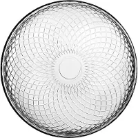 Kadax Glasteller  30cm, 1Stück, Runder Teller aus Klarglas, Servierteller aus Glas, ideal als Kuchenteller