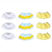 Torribaly 9-teiliges Set Dampfmopp-Bezüge für Easyfix SC2 SC3 SC4 SC5 Handstaubsauger