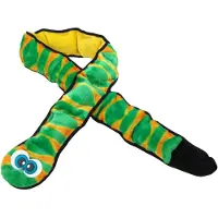 Outward Hound Durablez Tough Plush Squeaky Dog Toy Snake Green XXL